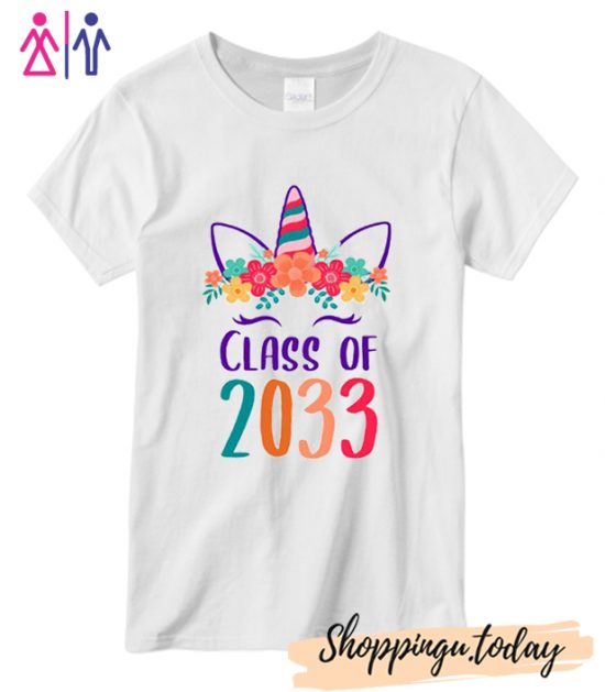 Class of 2033 1st day of school t shirt