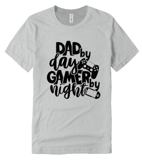 Dad By Day Gamer by Night T-Shirt