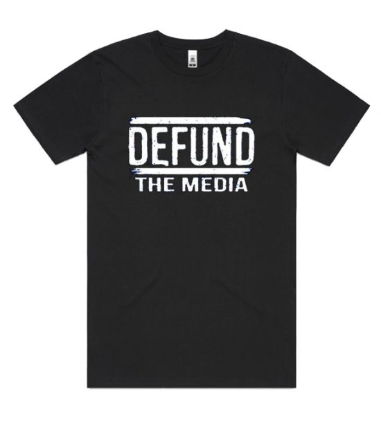 Defund The Media Social Distance T Shirt