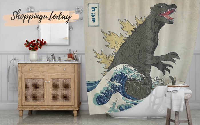 Godzilla Shower Curtain