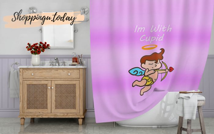 Im with Cupid Shower Curtain