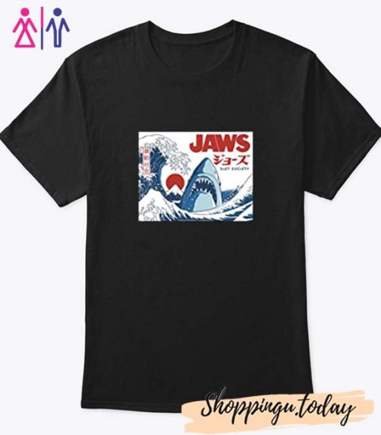 Jaws Shark Wave T Shirt