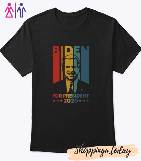 Joe Biden 2020 For President US 80s Retro Election T-Shirt