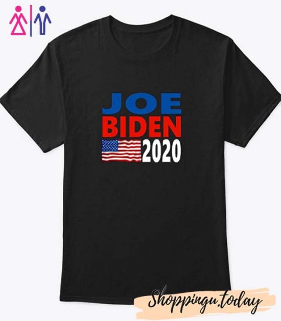 Joe Biden 2020 USA American Flag Red Blue T Shirt