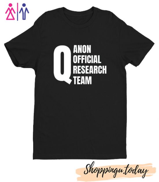 Q Anon Official Research Team T-Shirt