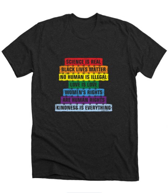 Science Is Real Black Lives Matter T-Shirts