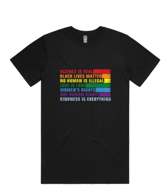 Science Is Real Black Lives Matter TShirt