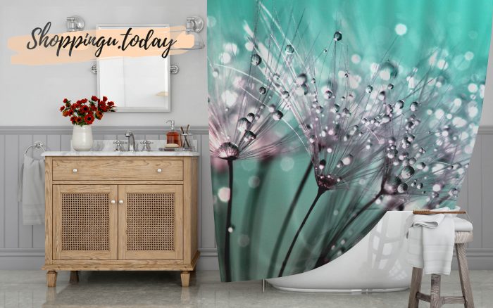 The Art Of Dandelion Shower Curtain