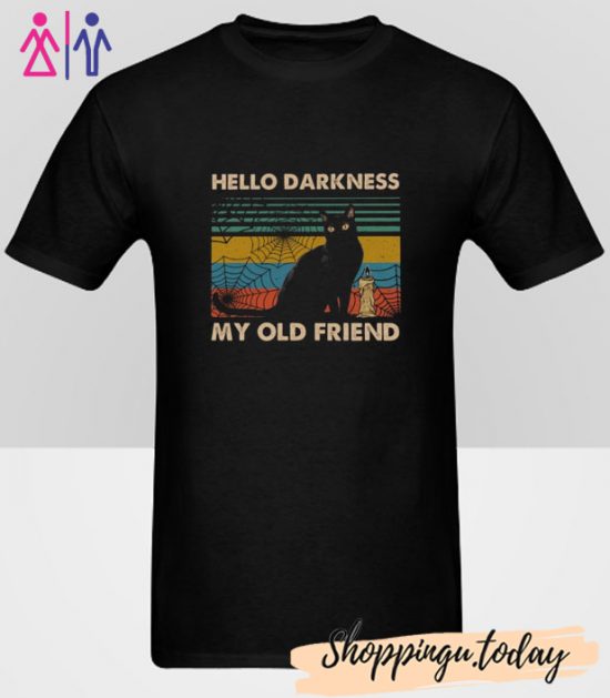 Vintage Hello Darkness My Old Friend Shirt