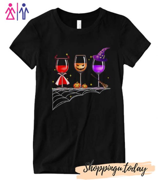 Wine Halloween T-shirt