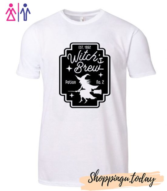 Witch's Brew Halloween White T-Shirt