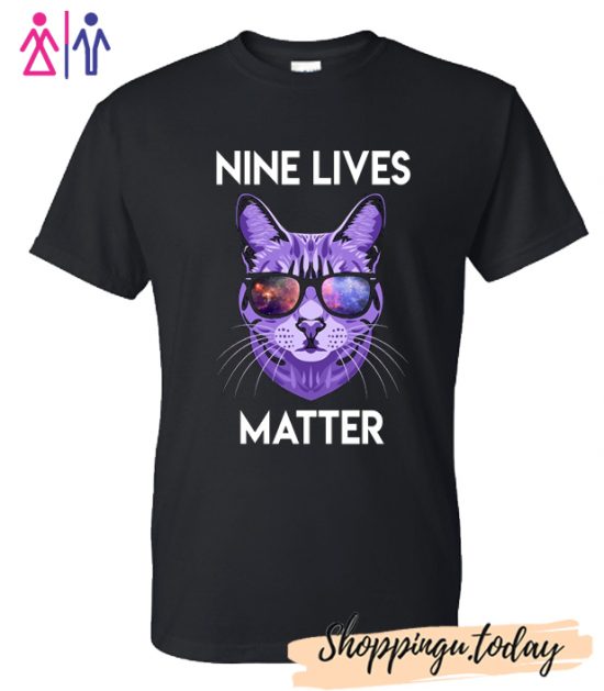 Cat Nine Lives Matter T-Shirt