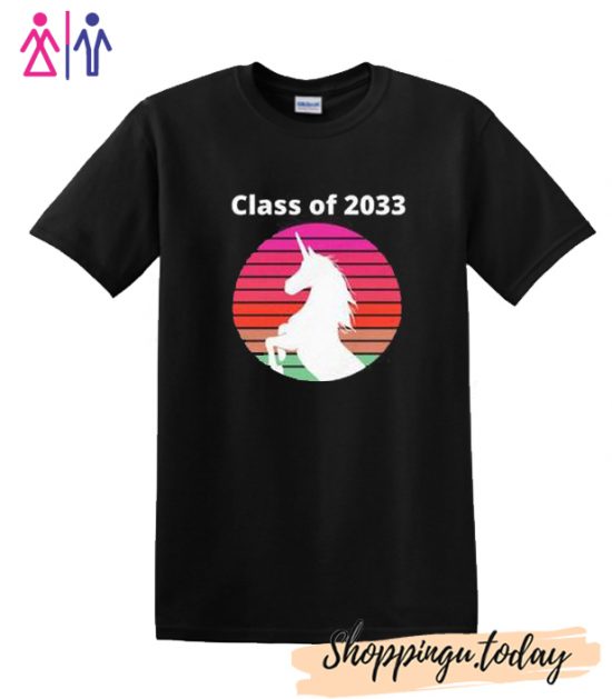 Class of 2033 Black T-Shirt