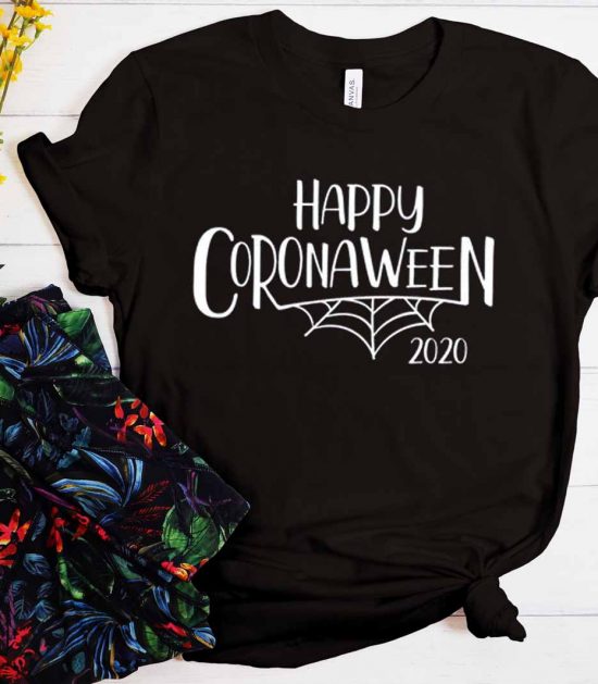 Coronaween Covid Halloween Cool Trending T-Shirt