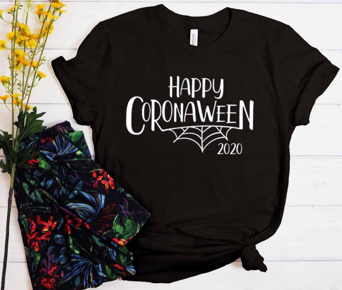 Coronaween Covid Halloween Cool Trending T-Shirt