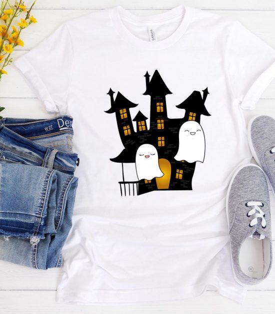 Cute Ghost Funny Trending T-Shirt