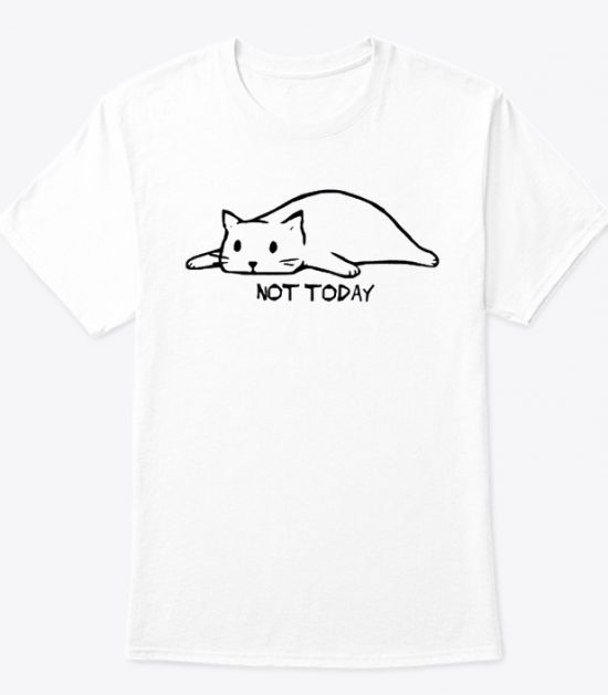 Cute Lazy Cat T Shirt