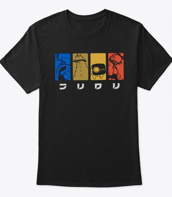 FLCL Fooly Cooly Minimalist Anime Inspired T Shirt