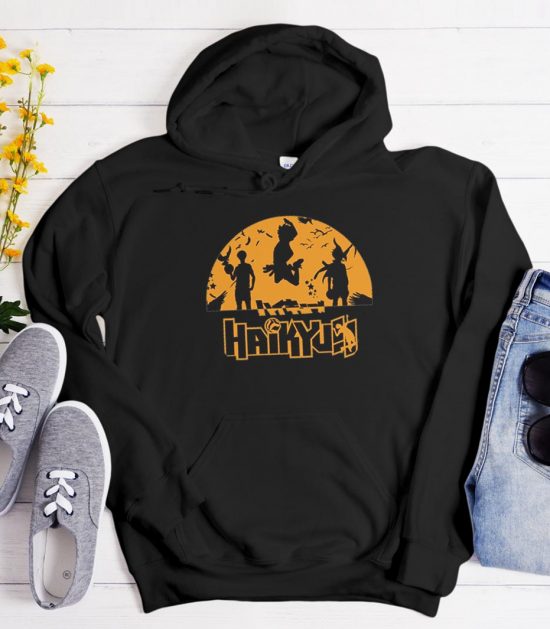 Haikyuu black Hoodie