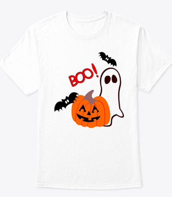 Halloween Pumpkin Ghost T Shirt