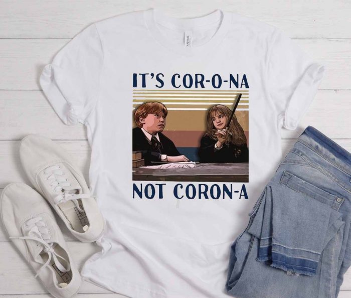 It's Cor-O-Na Not Coron-A Covid Halloween Cool Trending T-Shirt