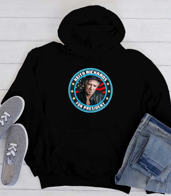 Keith Richards For President Cool Trending Hoodie