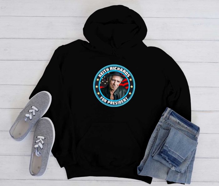 Keith Richards For President Cool Trending Hoodie