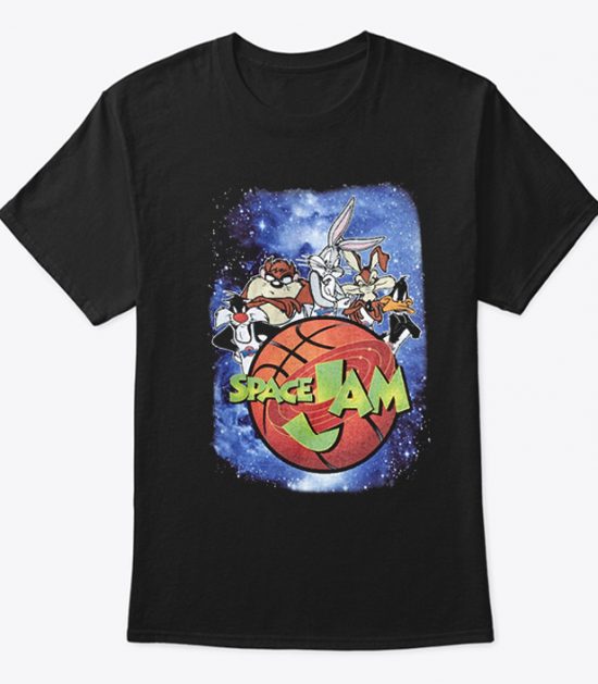 Looney Tunes Boys' Space Jam Outer Space T Shirt