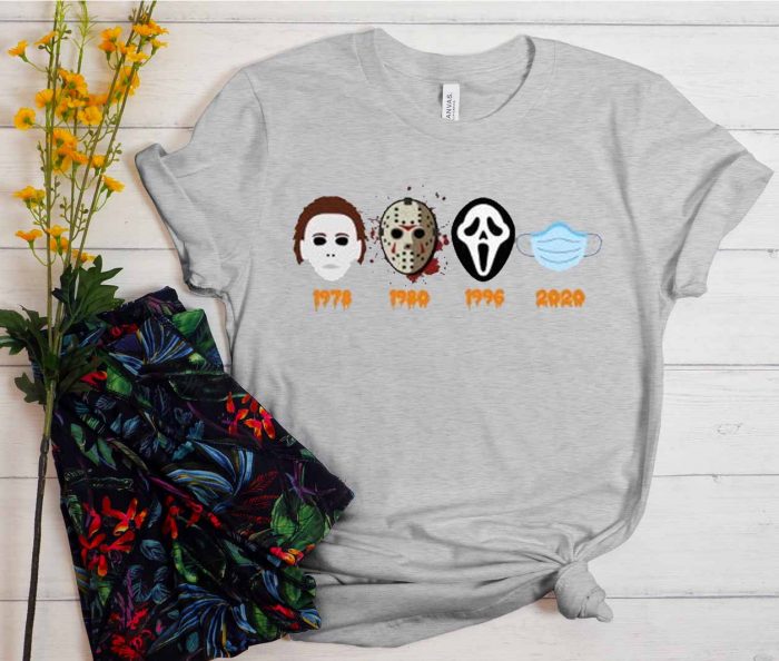 Masks coronaween Covid Halloween Cool Trending T-Shirt