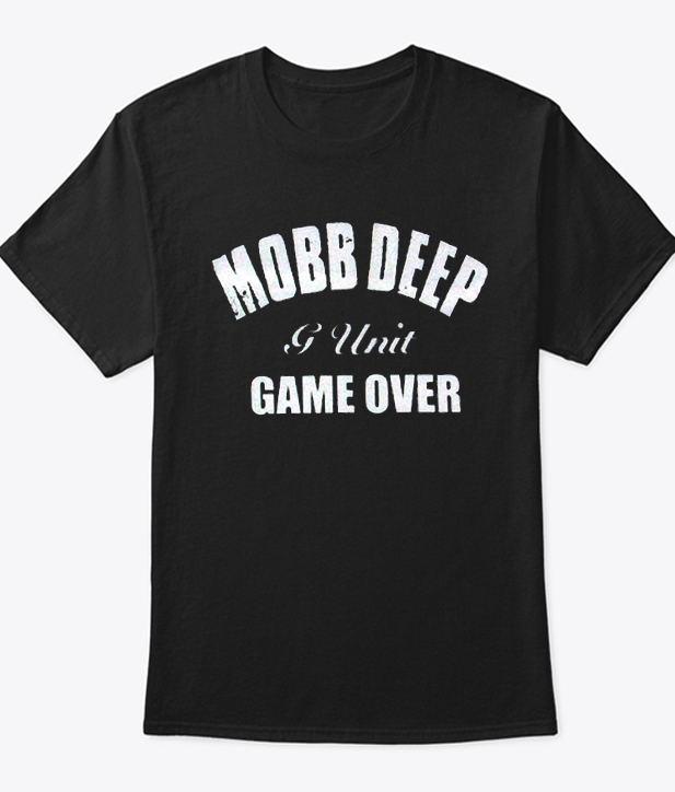 Mobb Deep G-Unit Game Over Black Logo T Shirt