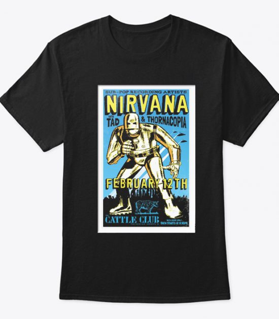 Nirvana Cattle Club Sacramento T Shirt