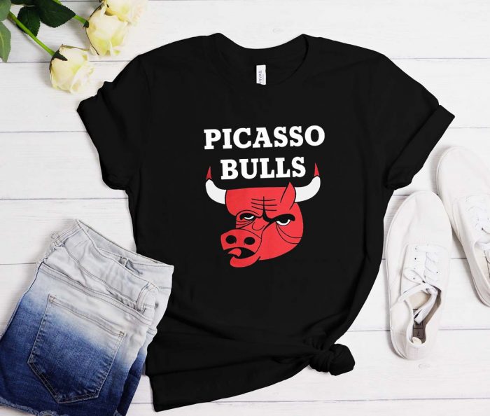 Picasso Bulls Cool Unisex T-Shirt