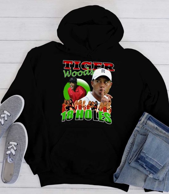 Tiger Woods 18 Holes Cool Trending Hoodie