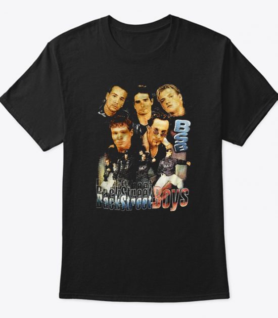 VINTAGE STYLE BSB BACKSTREET BOYS RAP T-SHIRT