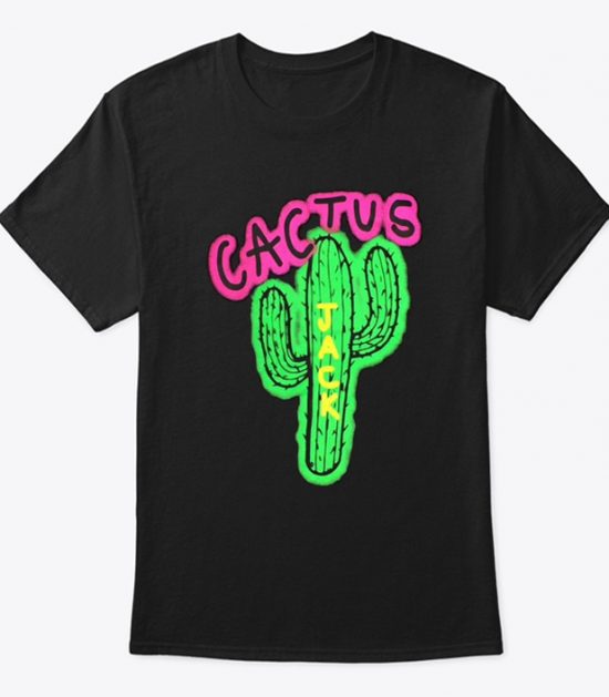 cactus jack black T Shirt