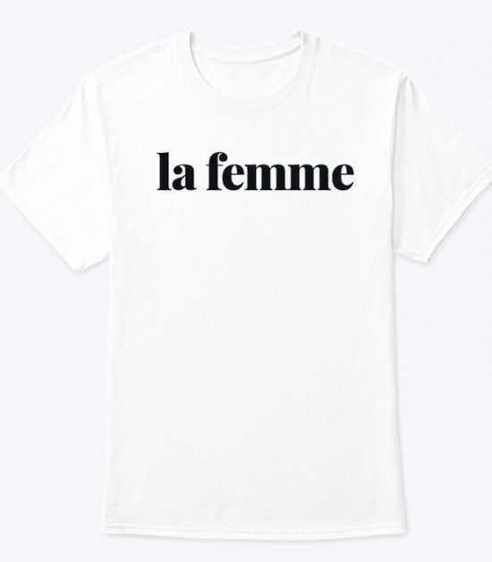 la femme White T-shirt