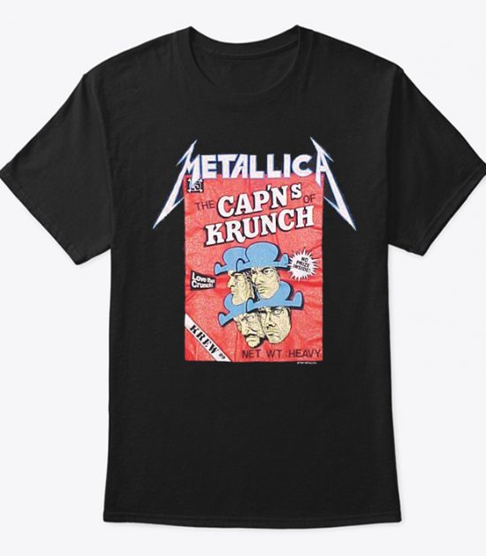 metallica the cap’ns of krunch T-shirt