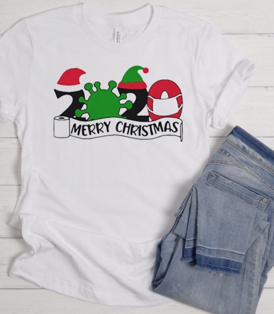 2020 Merry Christmas - Mask Quarantine Cool Trending T Shirt