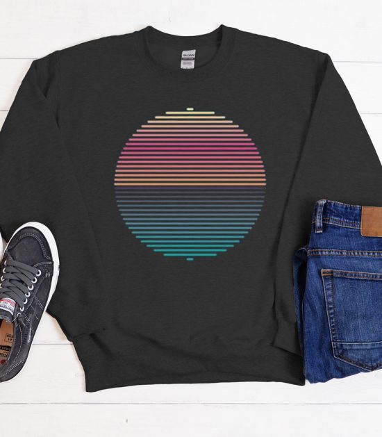 Abstract Sunset Cool Trending Sweatshirt