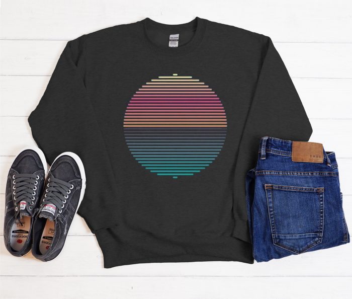 Abstract Sunset Cool Trending Sweatshirt