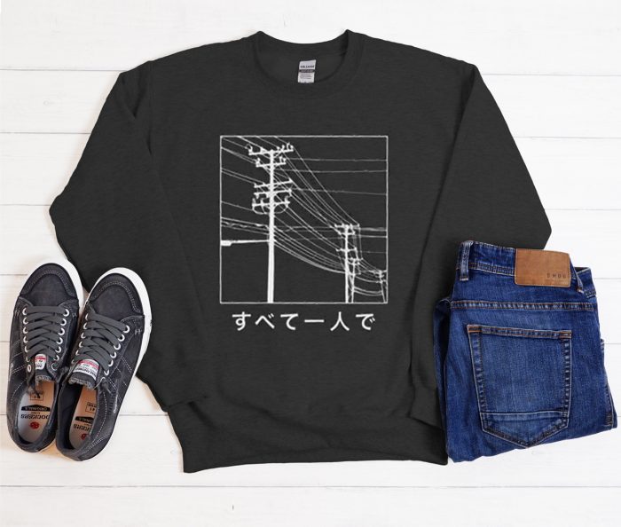 All Alone Japanese Cool Trending Sweatshirt