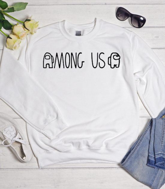 Among Us White Cool Trending Sweatshirt