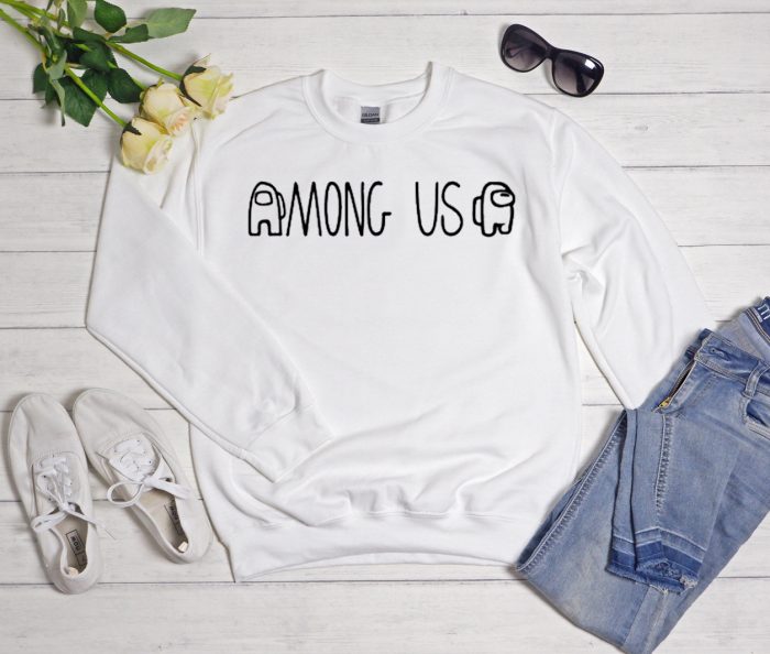 Among Us White Cool Trending Sweatshirt