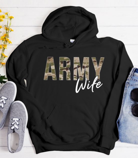 Army Wife Cool Trending Hoodie