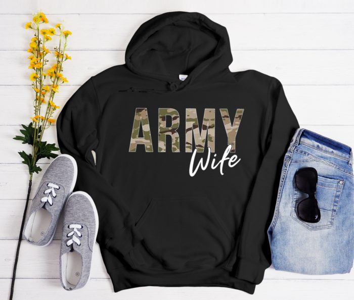 Army Wife Cool Trending Hoodie