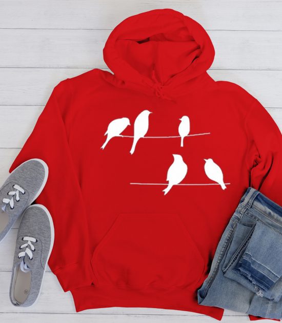 Birds on a wire Cool Trending Hoodie