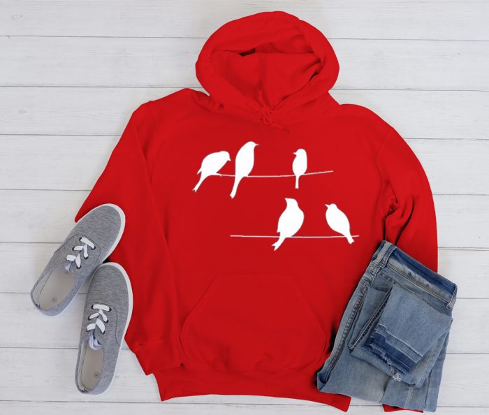 Birds on a wire Cool Trending Hoodie