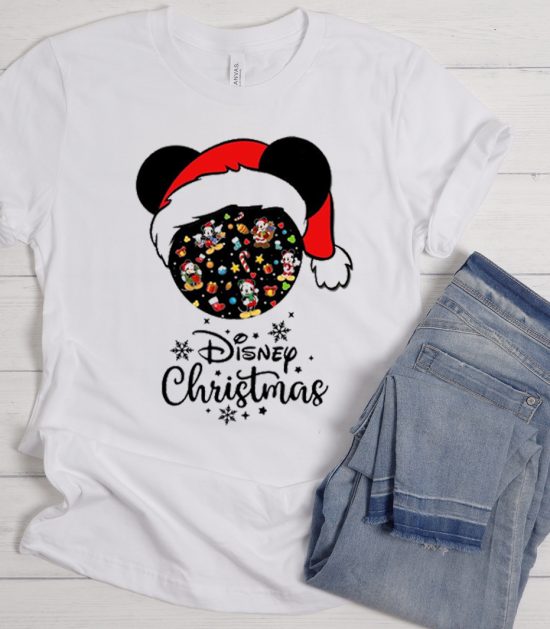 Christmas Mickey head Cool Trending T Shirt