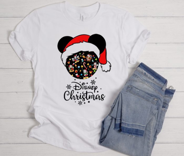 Christmas Mickey head Cool Trending T Shirt