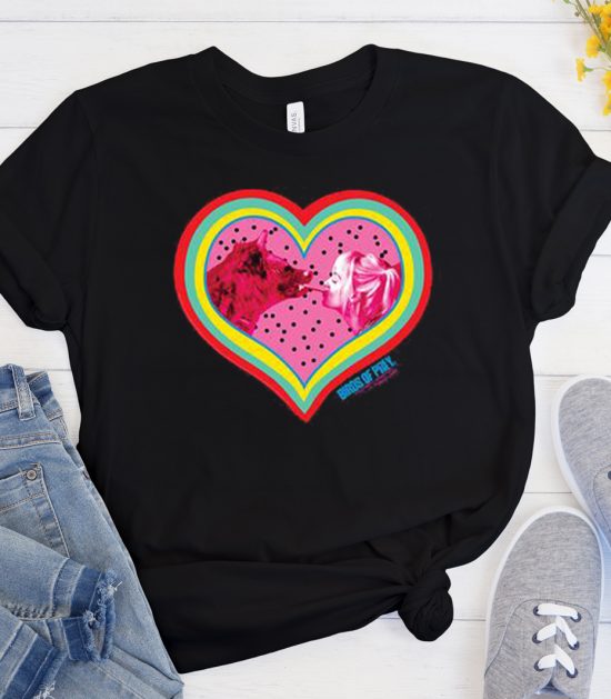 Harley Quinn Birds of Prey Love Heart Cool Trending T Shirt